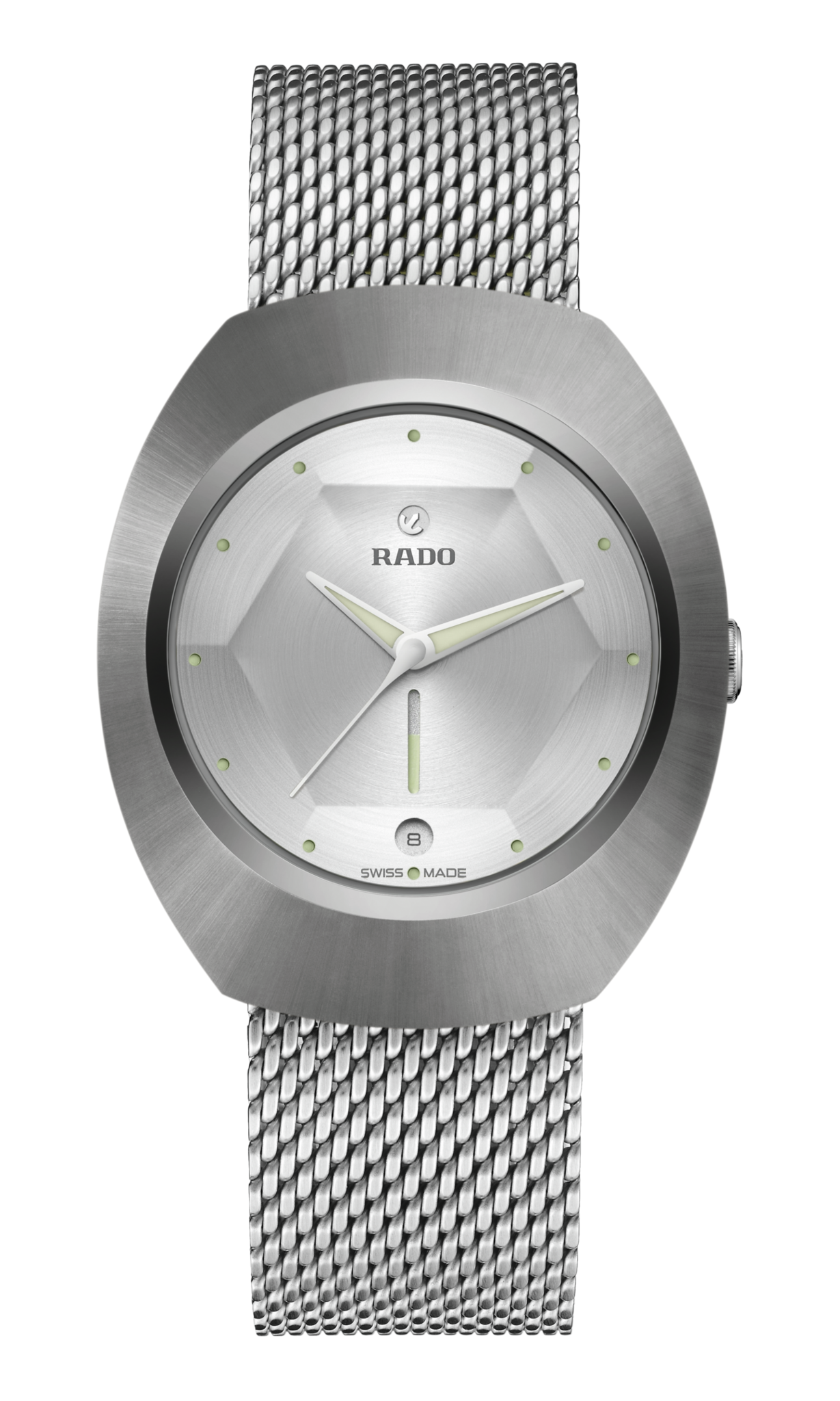 良品！RADO ダイヤスター デイト スクエア シルバー メンズ腕時計 660ビンテージ時計shop